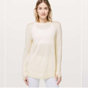 Lululemon Still At Ease Pullover- Cream